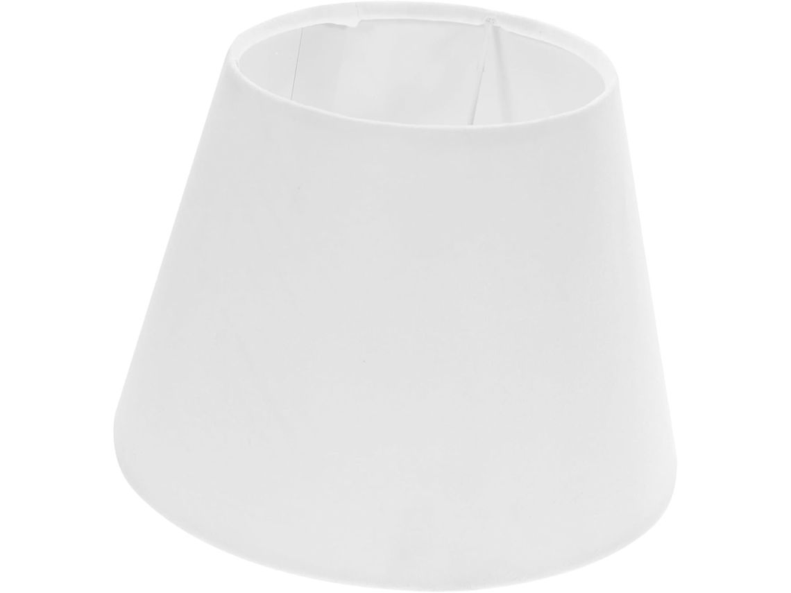 Lámpara De Mesa Moderna Blanca De Tela E27 Cm