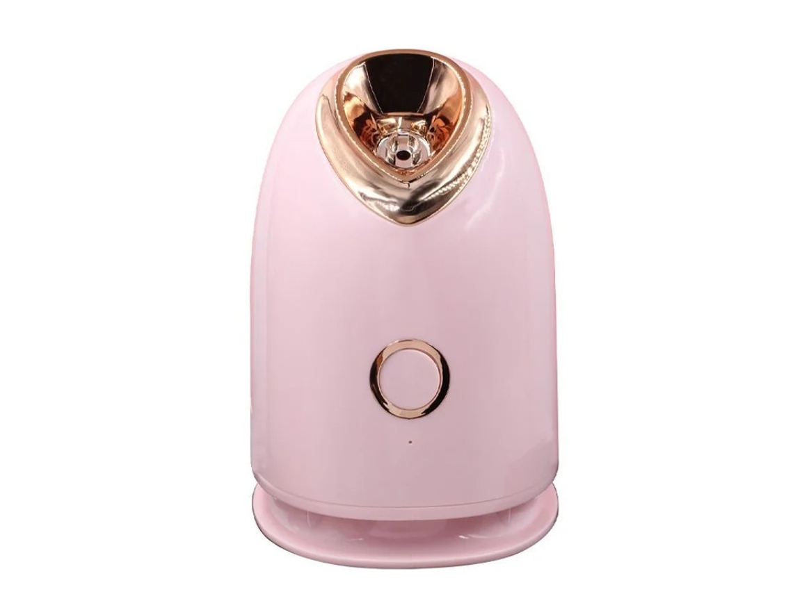 Vaporizador facial Spa Set Nano Ion Vaporizador facial para limpieza profunda y desobstrucción de poros Rosa Bestvite