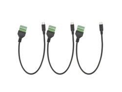3 Cables Adaptadores De Conector Micro Usb De 5 Pines Macho A 5 Pines Con Tornillo Blindado Y Terminal Sin Soldadura