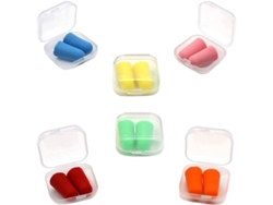 6 Pares De Tapones Para Los Oídos De Espuma Con Reducción De Ruido, Para Dormir/estudiar/viajar.