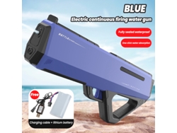 (azul) Absorción Automática De Agua - Pistola De Agua Eléctrica De Pulverización Continua - Juguete De Lucha Acuática Para Exteriores