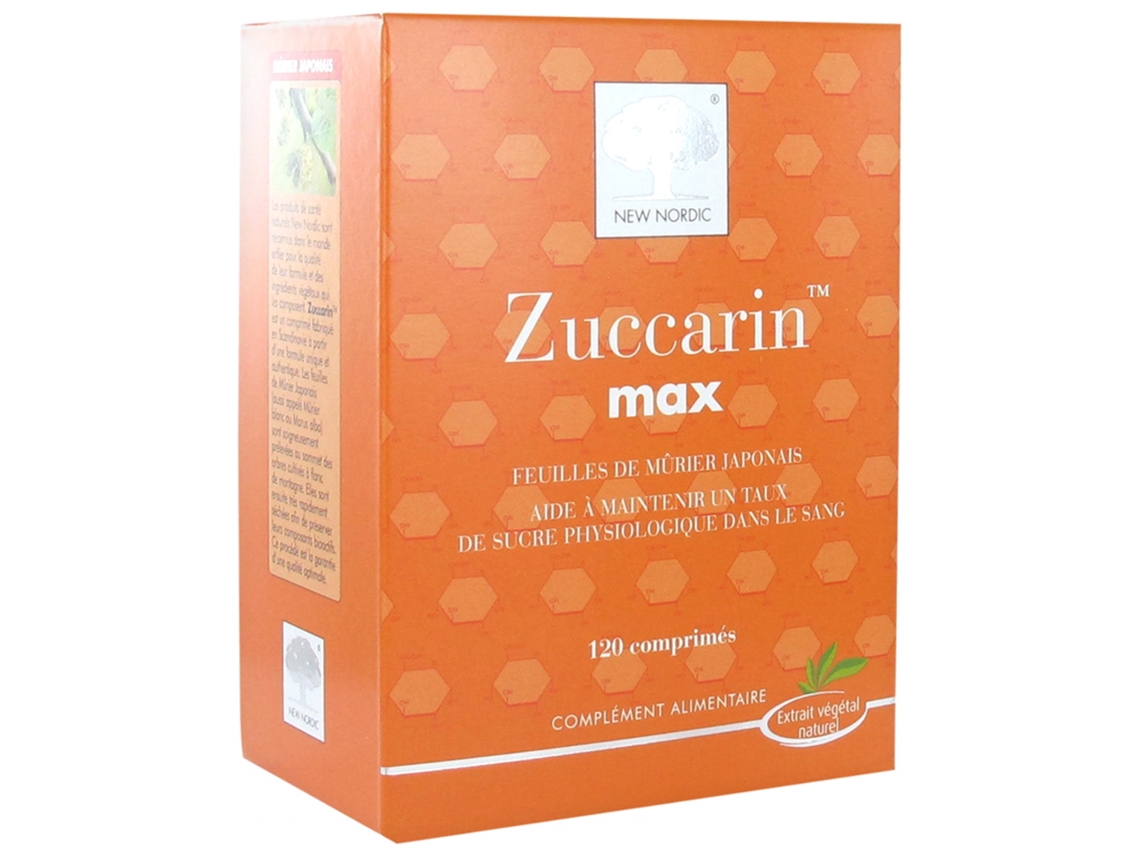 Zuccarin Max 120 Comprimidos NEW NORDIC