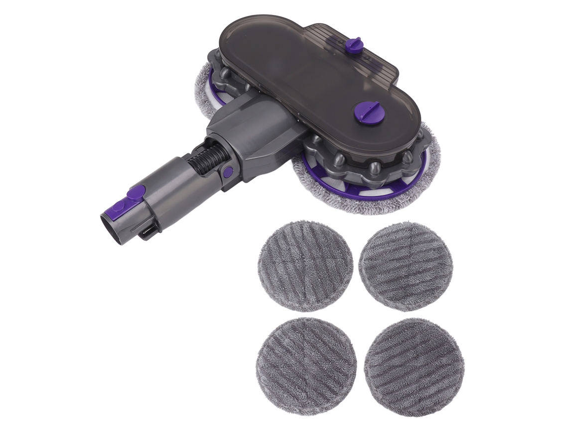 Cabezal De Fregona Eléctrica Con 4 Paños Para V7, V8, V10, V11, V12 Y V15 Para Limpieza En Seco Y Húmedo.