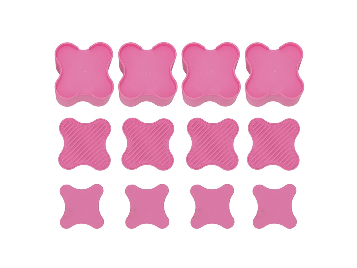 4 Juegos De Almohadillas Elevadoras De Muebles De 2 Pulgadas, Patas De Goma Antideslizantes Para Cama, Sofá Y Mesa.
