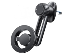 Soporte Magnético Para Coche Yizhood Antichoque Con Cerradura Magsafe Negra