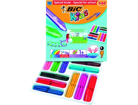 Bic Plastidecor Caixa 144 Ud Núcleos Sortidas 887833