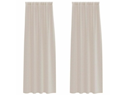 Maison Exclusive - Cortina De Voilé 2 Pcs Arena 225 X 140 Cm Poliéster