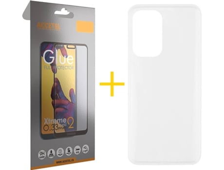 Carcasa + Protector de Pantalla para Xiaomi MI 11I ACCETEL Transparente Claro