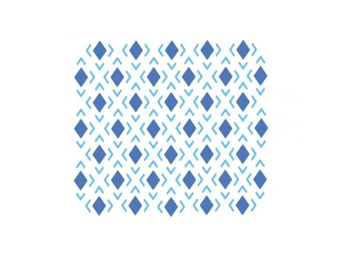 Stencil 13x13cm Rombo 300011529 Acrilex