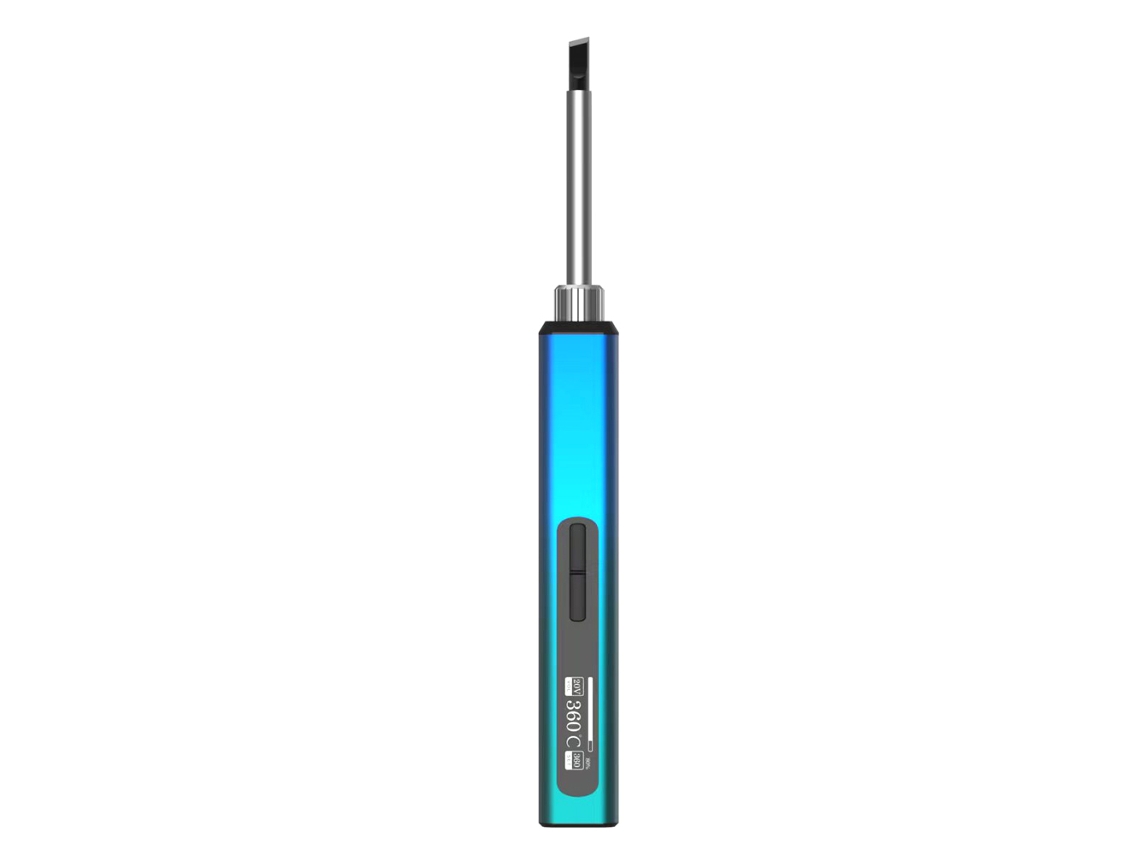 Soldador Eléctrico Inteligente De 65 W Con Control De Temperatura Pid De 80 A 420 ℃ Y Pantalla Oled.