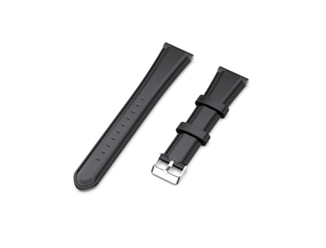 Pulseiras de relógio de couro encerado a óleo para Suuntuo 9 / suunto7 / D5i 24 mm Negro