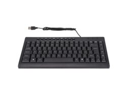 Mini Teclado Usb Con Cable, 95 Teclas, Negro, Para Ordenadores De Sobremesa, Portátiles Y Ordenadores De Oficina.