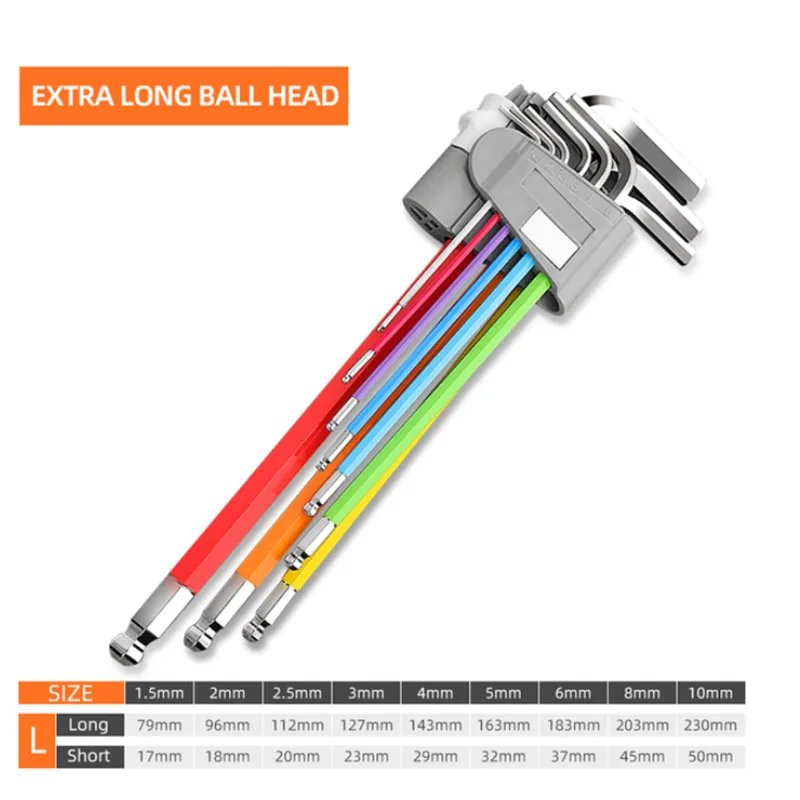 Juego De Llaves Hexagonales, Llave Hexagonal Tipo L, Llave Hexagonal Universal