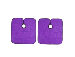 2pcs Capa De Peluquería Ajustable Impermeable Transpirable Pu Para Salón Y Hogar Corte De Pelo