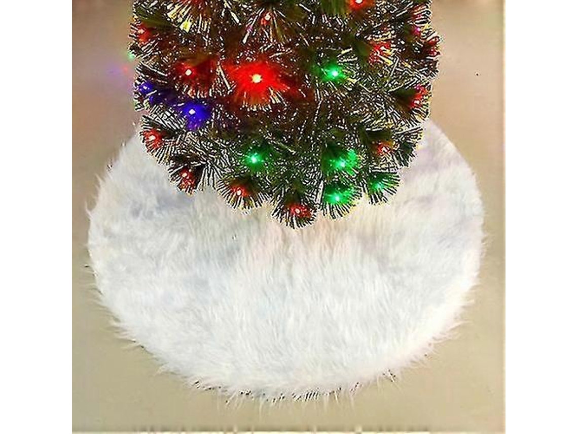 2 adornos navideños de peluche para la base del árbol, tamaño 78 x 78 cm, Hengjian