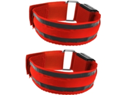 Dos pulseras LED iluminadas para correr de noche, reflectantes y ajustables. Gokoco