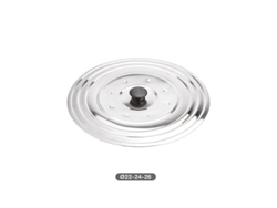 Tapa Universal Acero Inox Para Ollas Y Sartenes Ø16 - 18 - 20 Cm