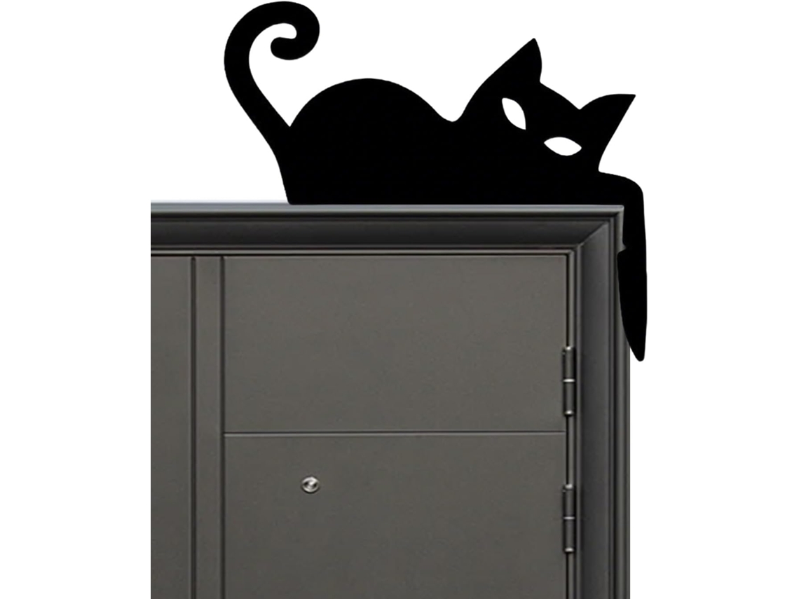 Decoración Puertas Adorno Decorativo Madera Pared Gatos Halloween Ideal Salas Estar Hogares Apartamentos Arte