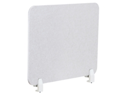 Divisor de escritorio de tela blanca Beliani Split 72x1x50