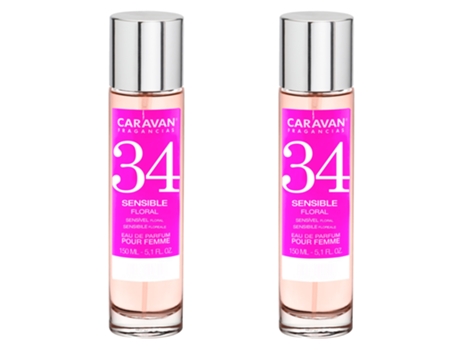 Set de 2 perfume de mujer nº34 150ml CARAVAN