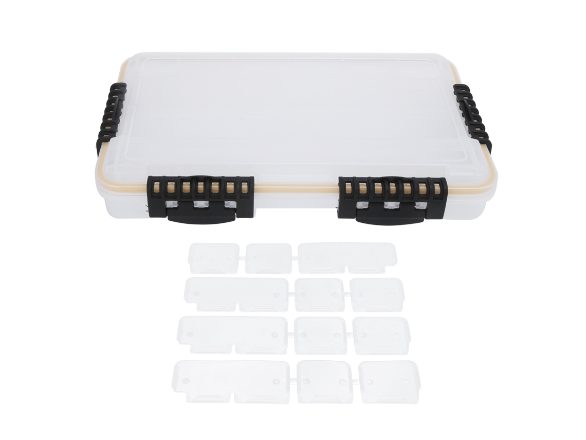 Caja De Aparejos De Pesca Sellada Y Duradera Con Múltiples Ranuras Para Guardar Los Aparejos De Pesca.