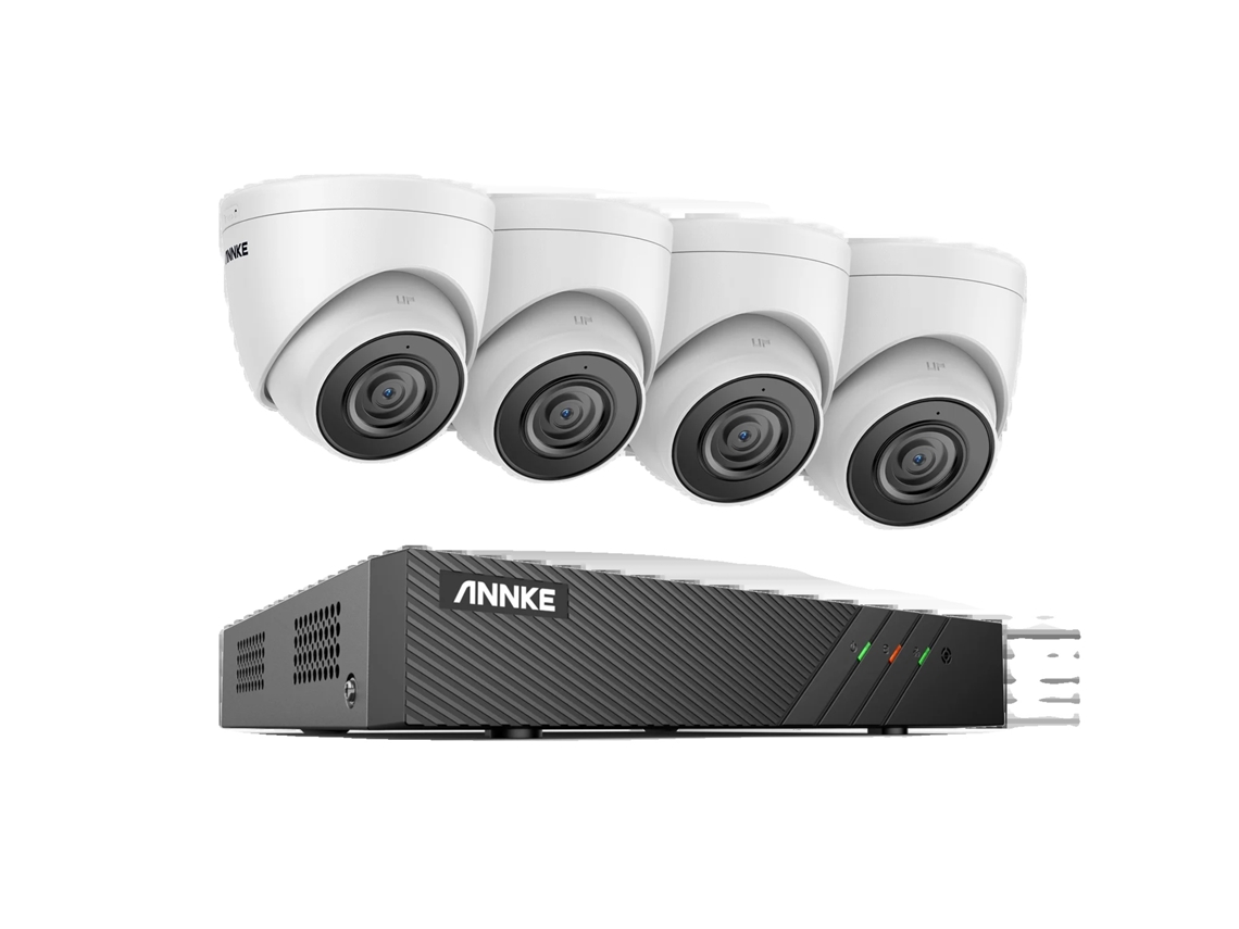 Sistema de cámara de seguridad, resolución de 5 MP, compresión H.265, compatible con 8 canales, cámara de torreta de 4 canales, sin OEM