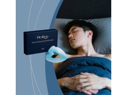 Los aparatos de ortodoncia Oralhoe Sleep Care reducen suavemente los ronquidos durante el sueño nocturno. Los protectores dentales protegen el aparato.