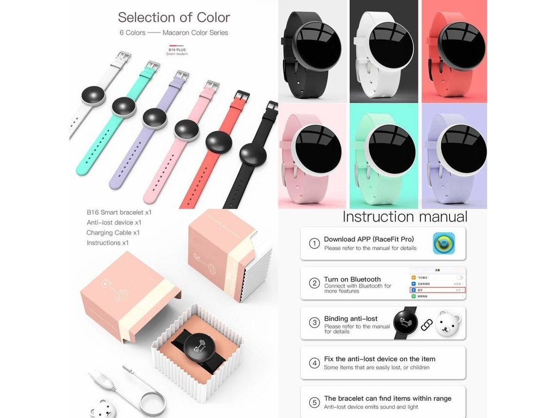 Smartwatch B161116 Rosa Yuysan