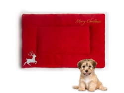 Colchón navideño suave y cálido para perros y gatos