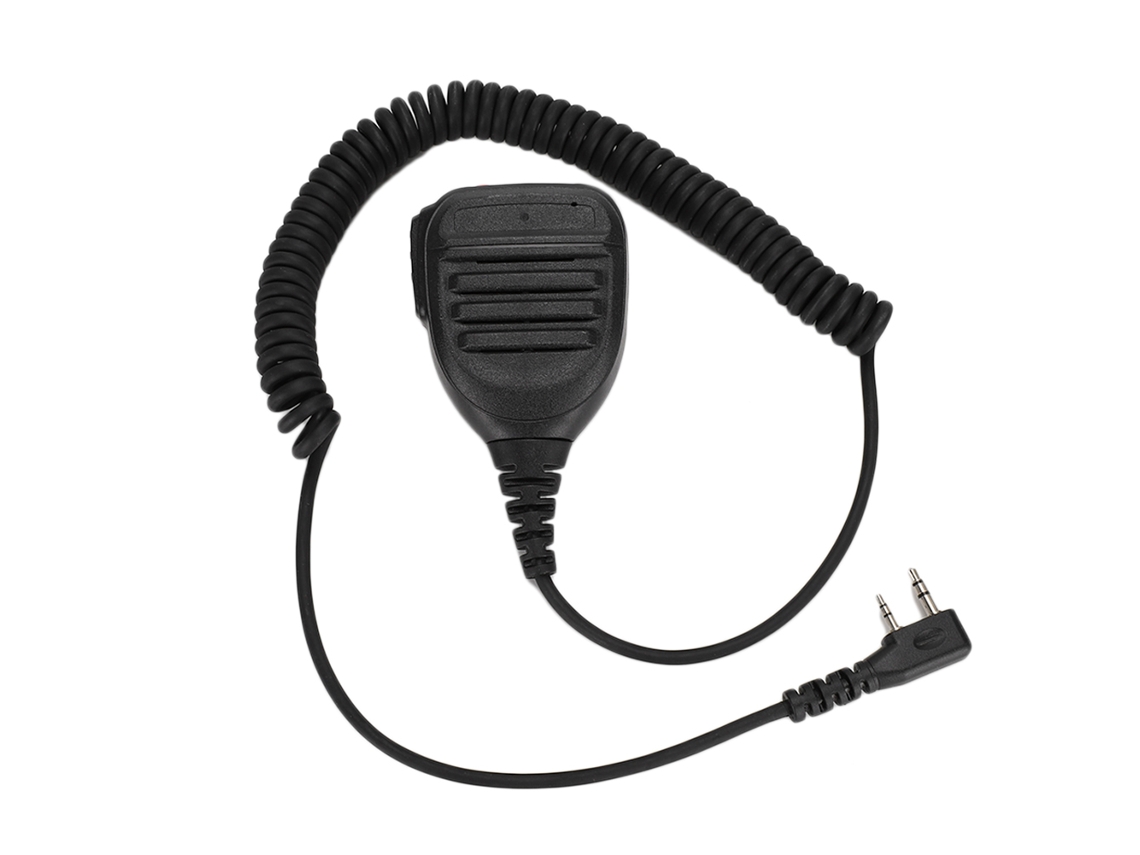 Micrófono portátil impermeable con PTT y altavoz