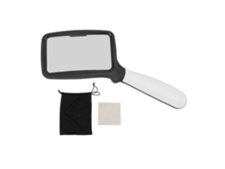 Yncm2026-lupa Manual Plegable Con Luz 5 Leds 3x Rectangular Grande Para Lectura Regulable Para Mayores