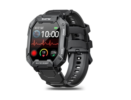 Relojes inteligentes para hombres, reloj inteligente para teléfonos Android y compatible con iPhone, rastreador de actividad física 5ATM con presió...