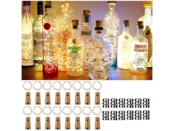 2026-16 Paquetes Luces De Botella Con Corcho Para Decoración De Bodas Y Fiestas Stv