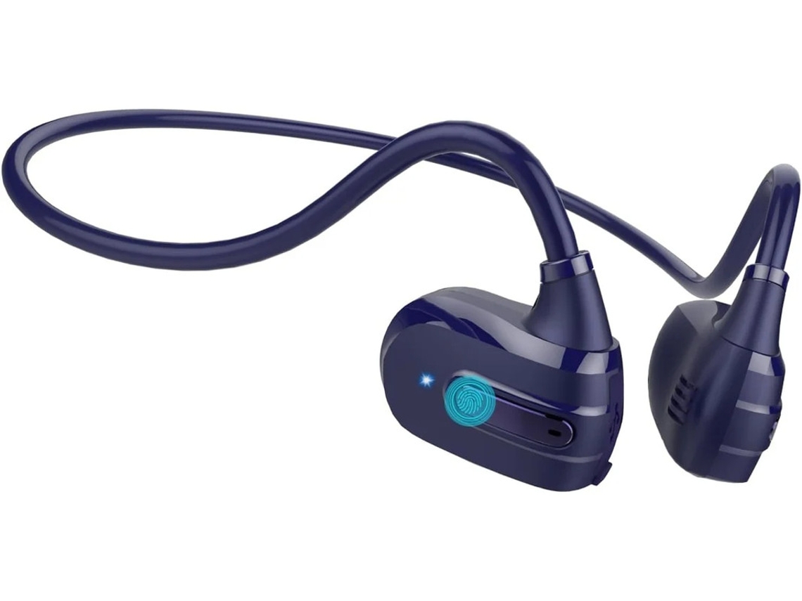 Auriculares Abertos Auscultador Desportivo Incorporado Estéreo Sem Fios Yizhood Bluetooth Azul
