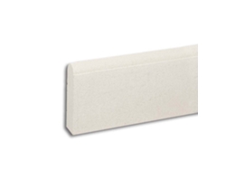 Bordillo redondo de 50x20 cm. Palé de 100 unidades / Blanco crema