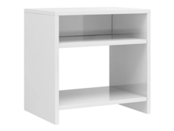 Mesita de noche VIDAXL Blanco Madera contrachapada (40x30x40 cm)
