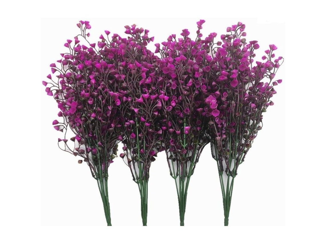 Planta Artificial, Arbusto De Plástico, Falso, 4 Piezas, Jardín, Hogar, Encimera, Decoración De Bodas
