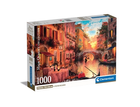 Puzzle rompecabezas CLEMENTONI Cidade (10 anos - 1000 unidades)