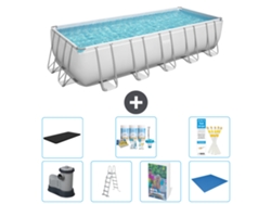 Bestway Piscina Bestway Power Steel Retangular - 640x274x132 Cm - 8-peças S599