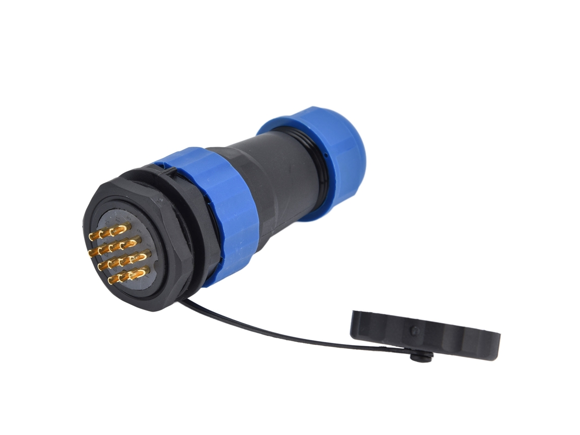 Conector Impermeable Ip68 380v 10a, Para Uso Aeronáutico, Con Pines Sp2814.