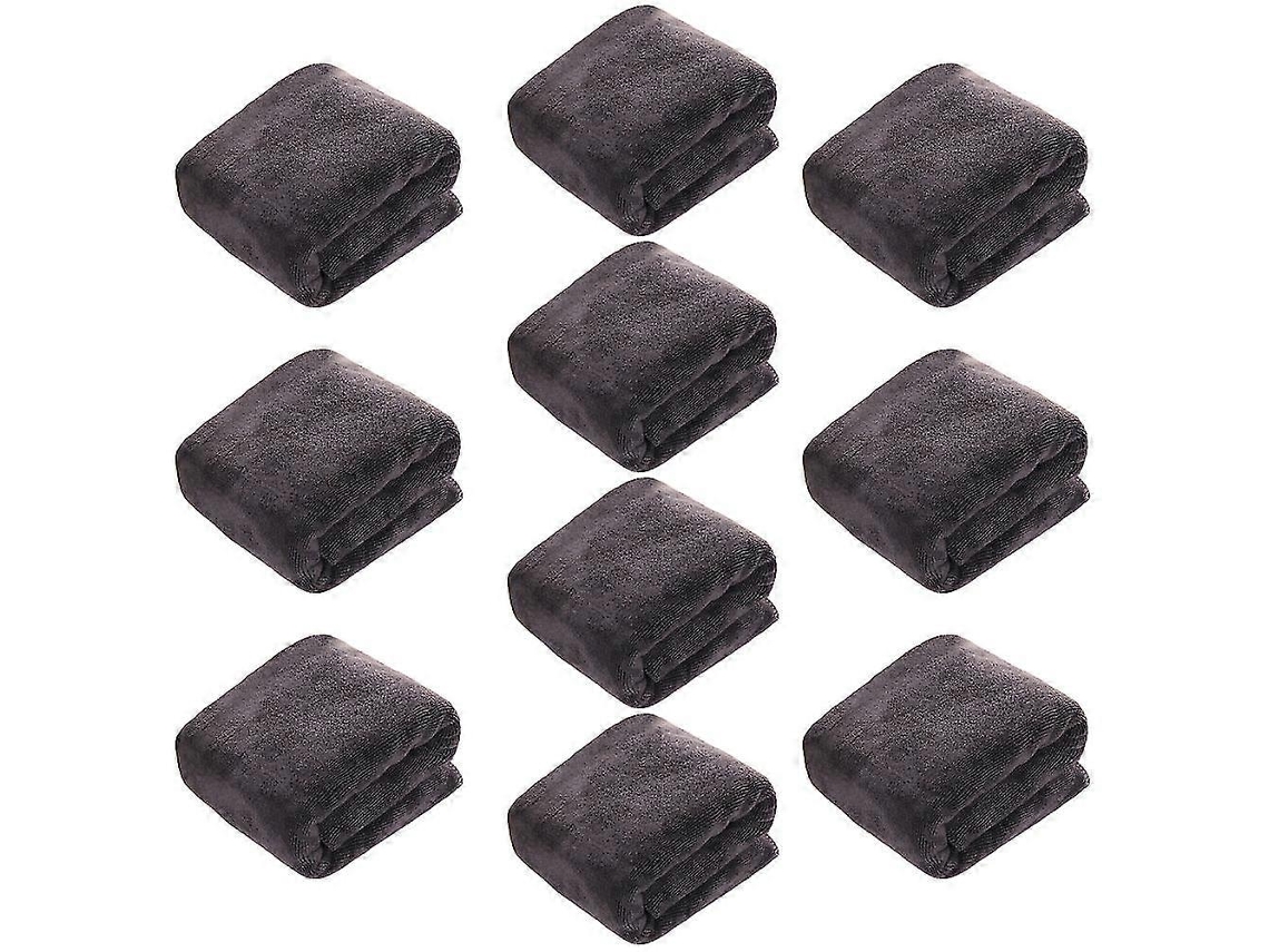 Toallas de peluquería (paquete de 10) de secado rápido para cabello, manos y rostro. Para usar en casa, salón, spa y barbería. Rosewell.