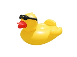 2026-gigante Inflable Pato Para Piscina Tubo Flotador Playa Verano Raft Hamaca Decoración Fiesta Niños Adultos 79in