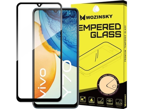 Protector Cristal Templado Vivo Y70 Lmobile Full Cover Negro