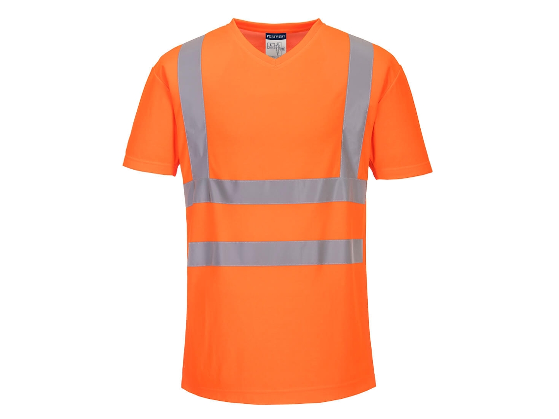 Camiseta de malla transpirable Portwest Cool Comfortable / Naranja / L