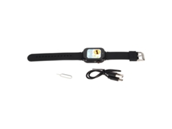 Reloj Inteligente Infantil Con Doble Cámara Y Múltiples Funciones Para Niños Y Niñas De 4 A 12 Años - Negro