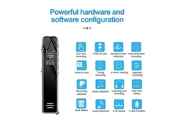 Grabadora De Voz Q22 Con Conversión De Voz A Texto, 4 Gb, Libro Electrónico, Reducción De Ruido Por Ia, Grabadora Remota Hd, Mp3