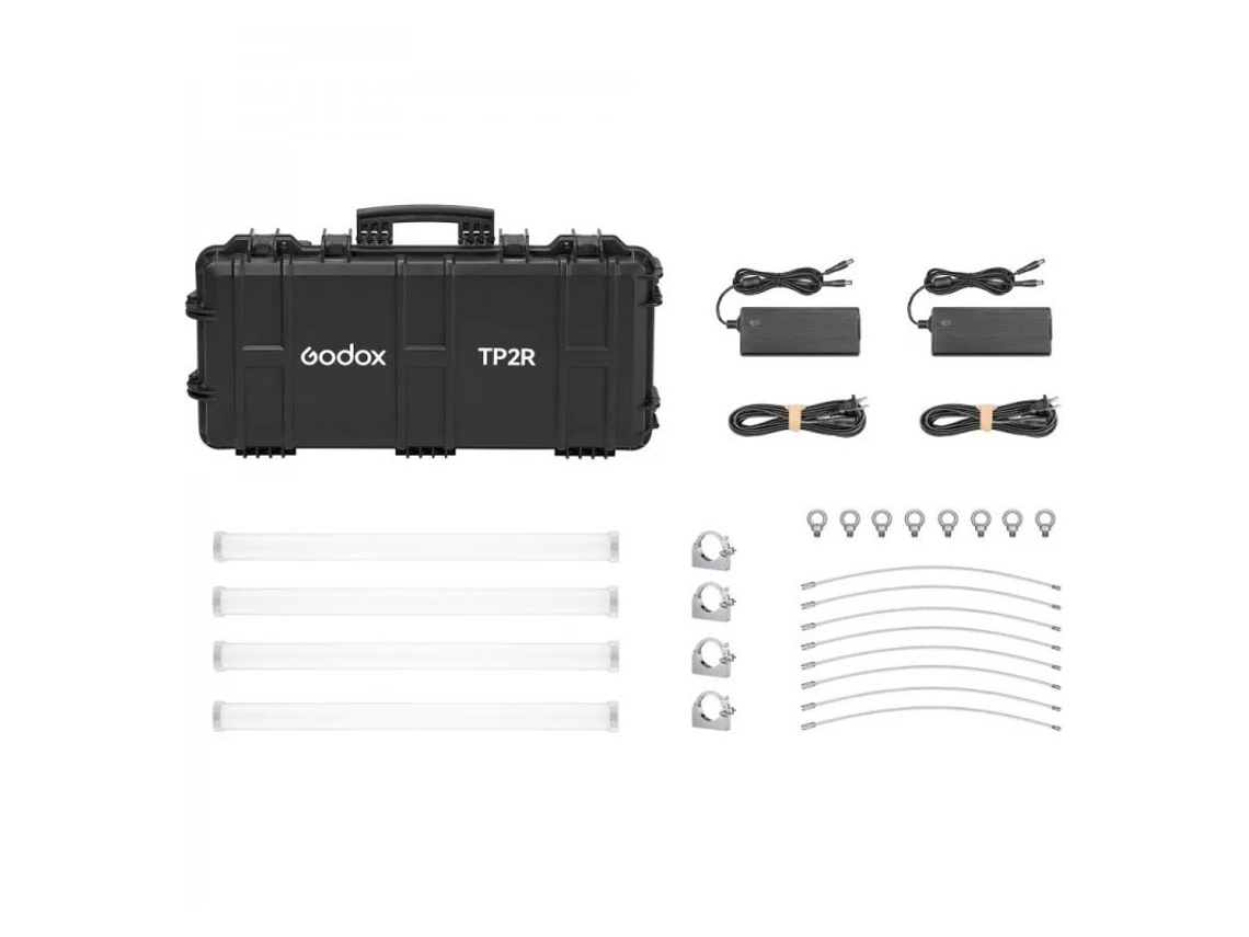 Kit Godox Tp2r-k4 De 4 Tubos De Píxeles Rgb De 60 Cm