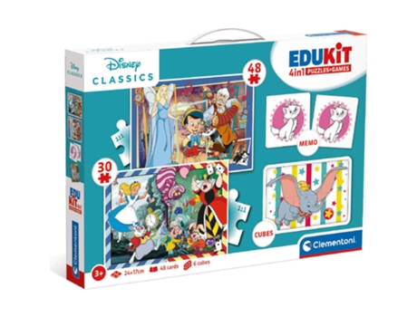 Edukit Clásicos Disney 48 Piezas CLEMENTONI