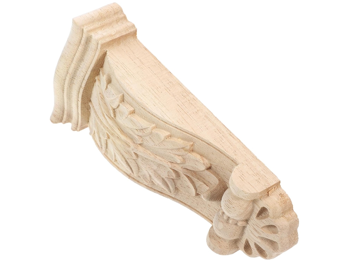 Soportes De Consola De Madera Tallada De Estilo Europeo Con Capiteles Romanos Para Muebles Y Decoración.