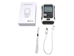 Medidor de potencia de fibra óptica recargable 4 en 1 portátil -70~+10dBm